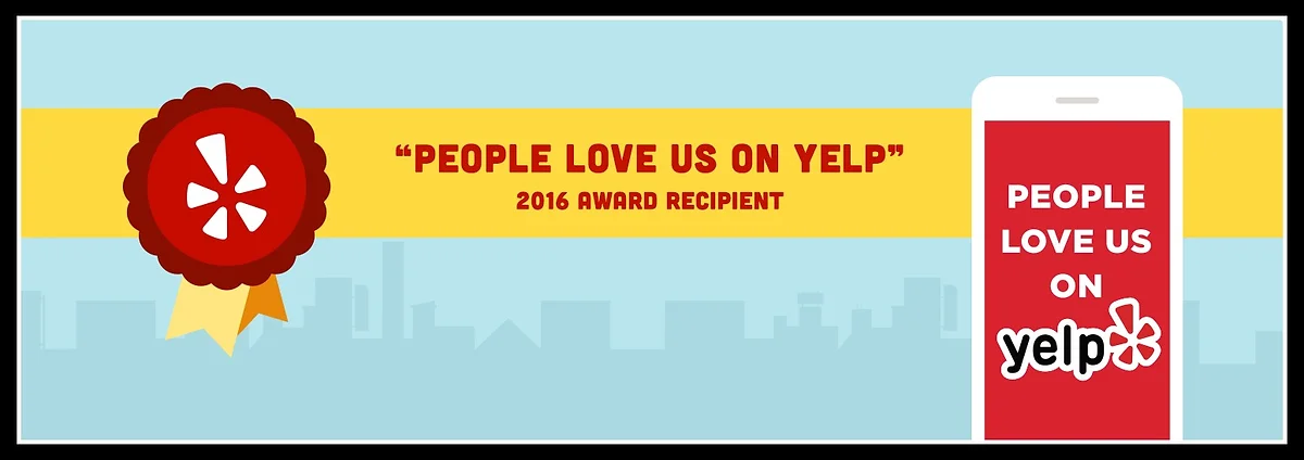 Yelp Award People Love Us On Yelp 2016